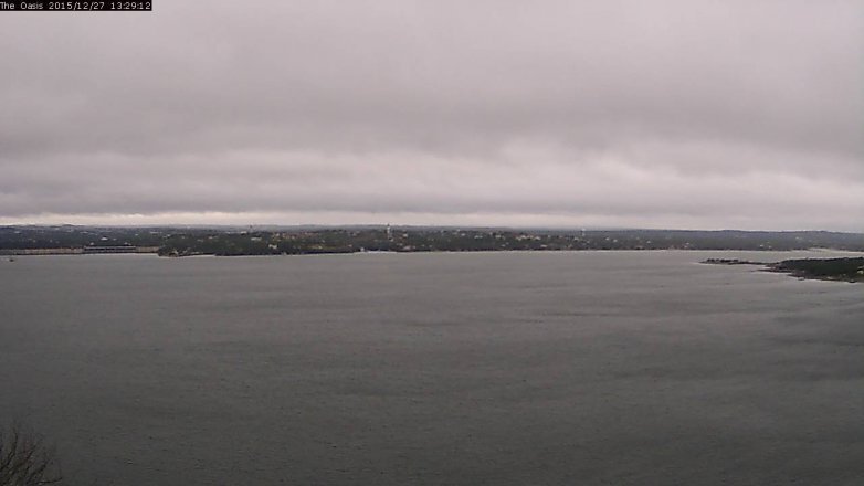 Lake Travis webcam, December 27, 2015 12:35 PM CT