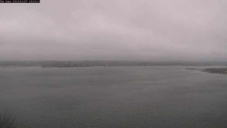Lake Travis webcam, December 27, 2015 2:10 PM CT