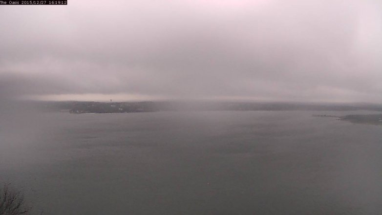 Lake Travis webcam, December 27, 2015 3:25 PM CT