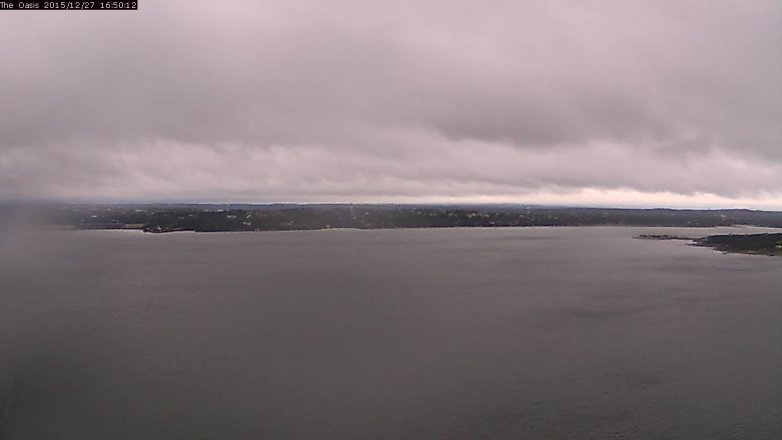 Lake Travis webcam, December 27, 2015 3:55 PM CT