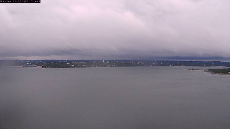 Lake Travis webcam, December 27, 2015 4:20 PM CT