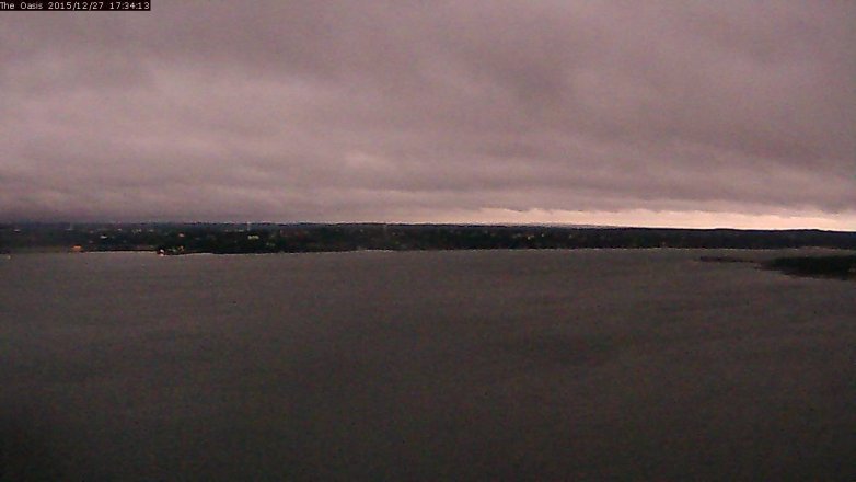 Lake Travis webcam, December 27, 2015 4:40 PM CT
