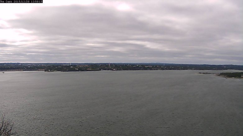 Lake Travis webcam, December 28, 2015 1:05 PM CT