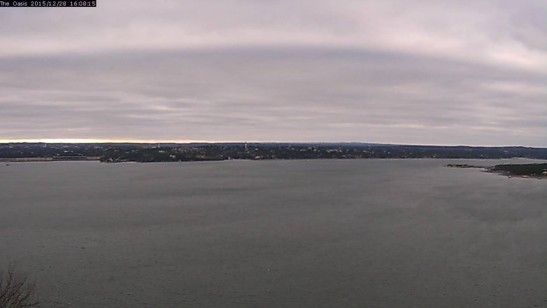 Lake Travis webcam, December 28, 2015 3:15 PM CT