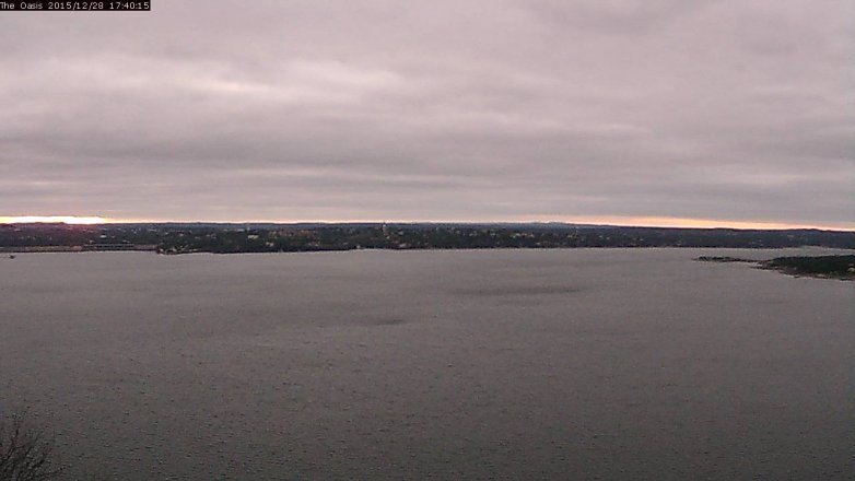 Lake Travis webcam, December 28, 2015 4:45 PM CT