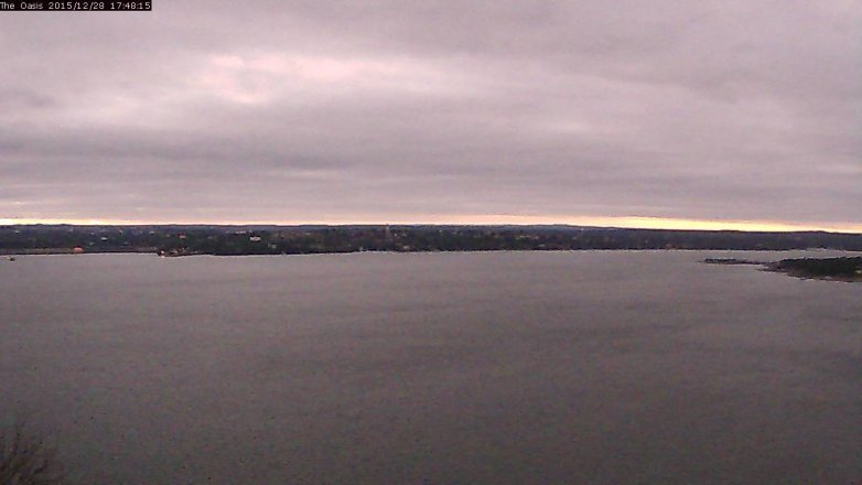 Lake Travis webcam, December 28, 2015 4:55 PM CT