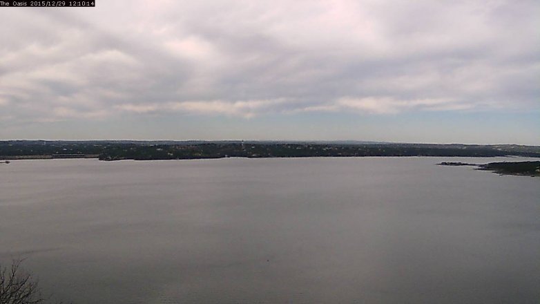 Lake Travis webcam, December 29, 2015 11:15 AM CT