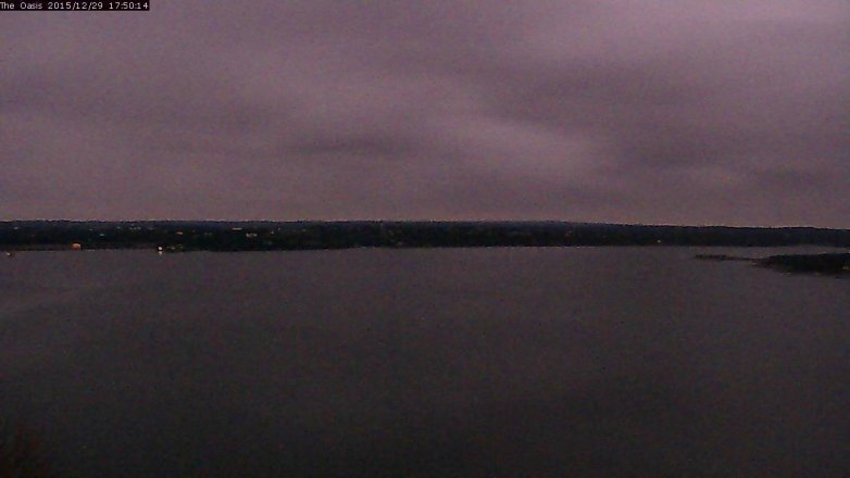 Lake Travis webcam, December 29, 2015 4:55 PM CT