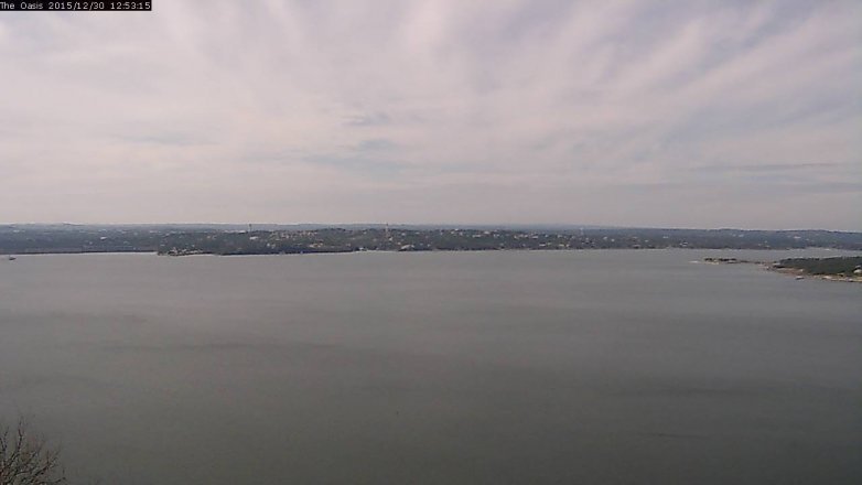 Lake Travis webcam, December 30, 2015 12:00 PM CT