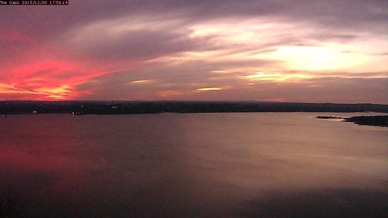 Lake Travis webcam, December 30, 2015 5:05 PM CT