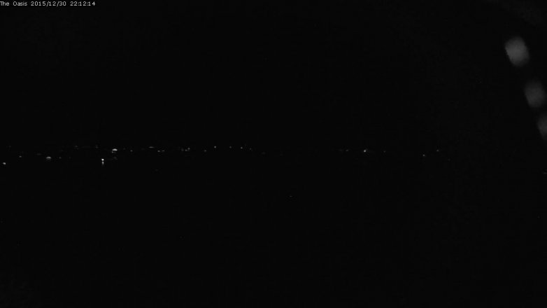 Lake Travis webcam, December 30, 2015 9:20 PM CT