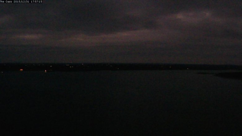 Lake Travis webcam, December 31, 2015 5:05 PM CT