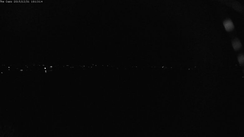 Lake Travis webcam, December 31, 2015 5:20 PM CT