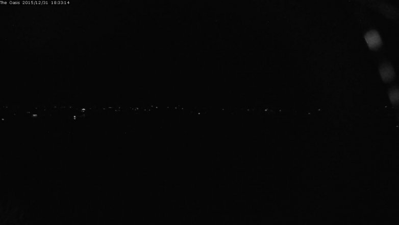 Lake Travis webcam, December 31, 2015 5:40 PM CT
