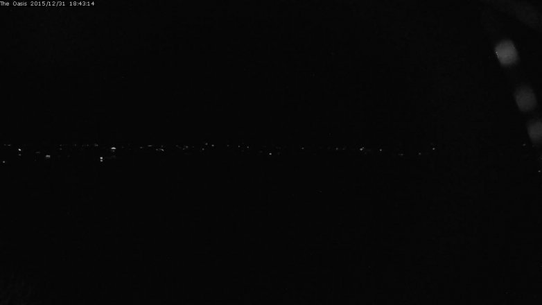 Lake Travis webcam, December 31, 2015 5:50 PM CT