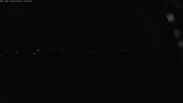 Lake Travis webcam, December 31, 2015 6:05 PM CT