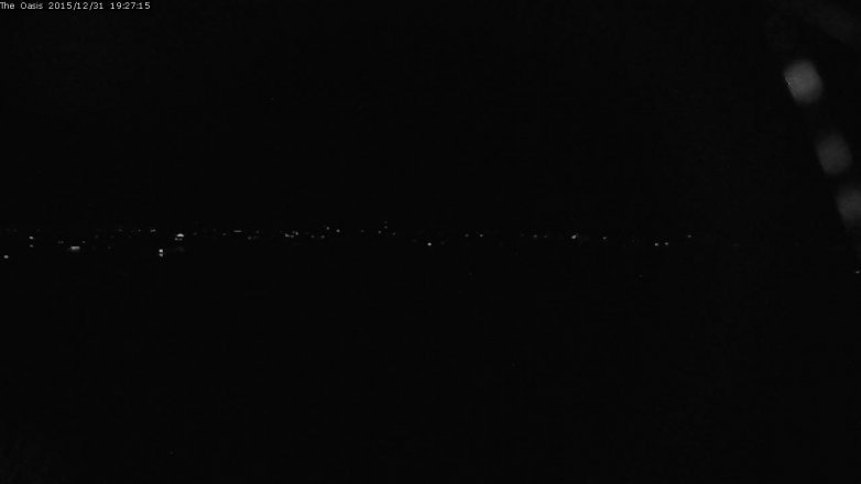 Lake Travis webcam, December 31, 2015 6:35 PM CT