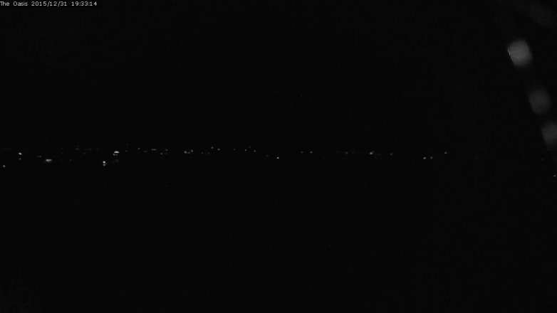 Lake Travis webcam, December 31, 2015 6:40 PM CT