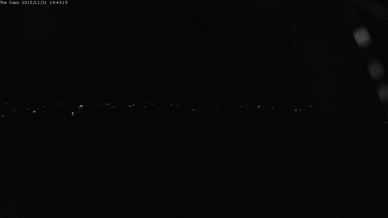Lake Travis webcam, December 31, 2015 6:50 PM CT