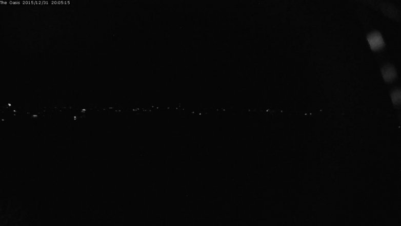 Lake Travis webcam, December 31, 2015 7:10 PM CT