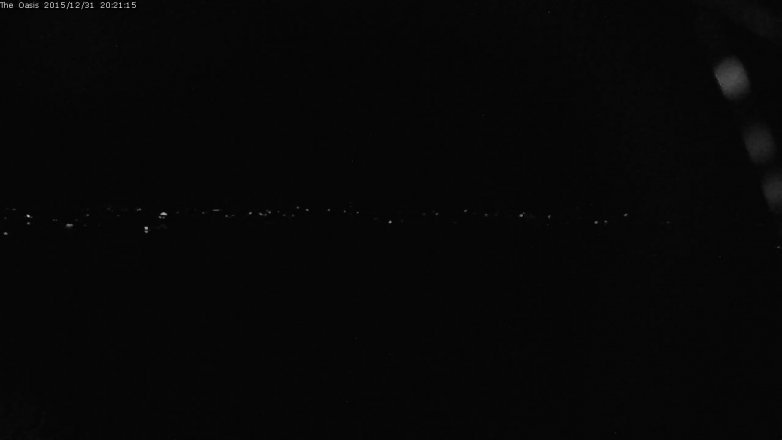 Lake Travis webcam, December 31, 2015 7:30 PM CT