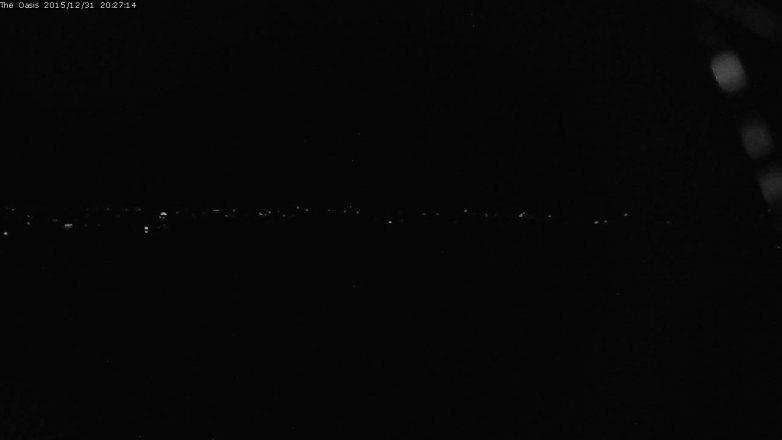 Lake Travis webcam, December 31, 2015 7:35 PM CT
