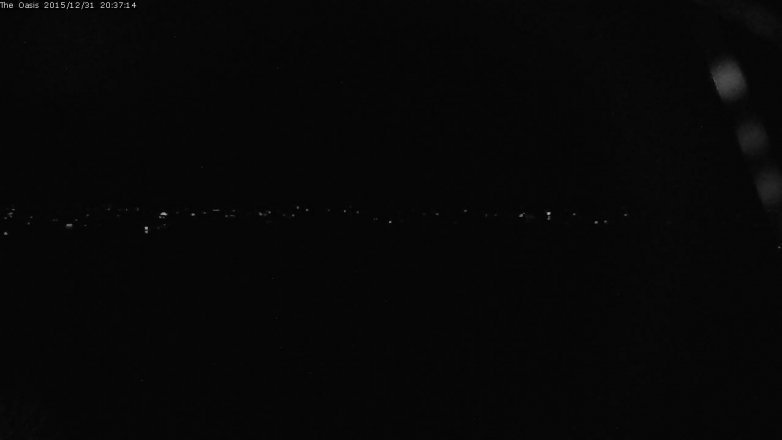 Lake Travis webcam, December 31, 2015 7:45 PM CT