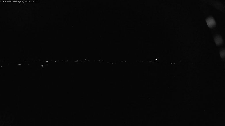 Lake Travis webcam, December 31, 2015 8:10 PM CT