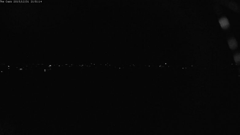 Lake Travis webcam, December 31, 2015 9:00 PM CT