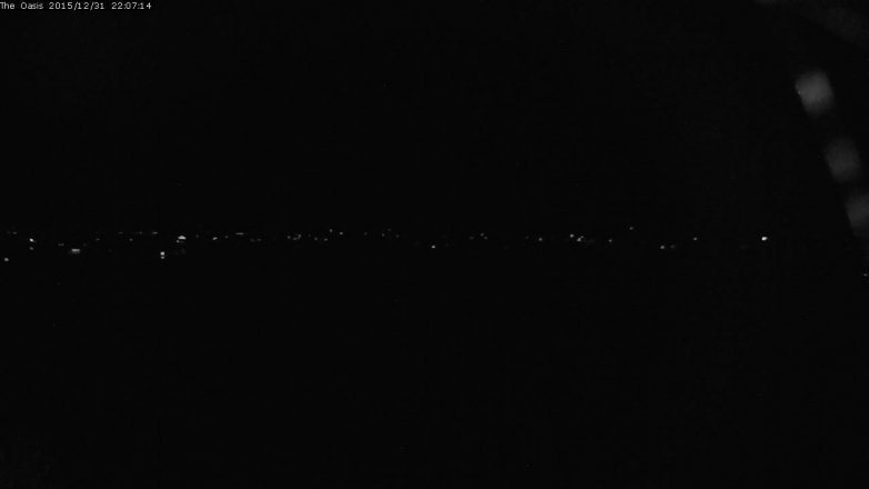 Lake Travis webcam, December 31, 2015 9:15 PM CT