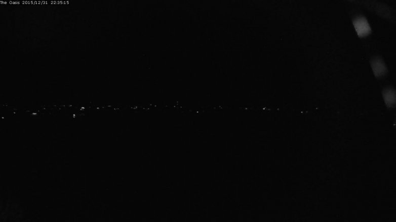 Lake Travis webcam, December 31, 2015 9:40 PM CT