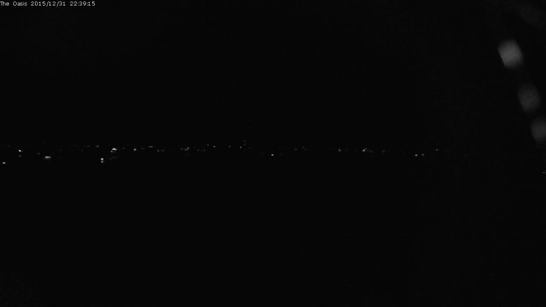 Lake Travis webcam, December 31, 2015 9:45 PM CT