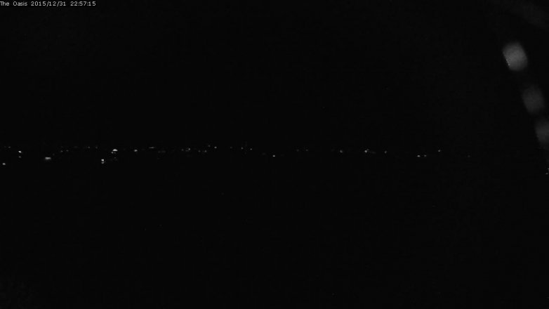 Lake Travis webcam, December 31, 2015 10:05 PM CT