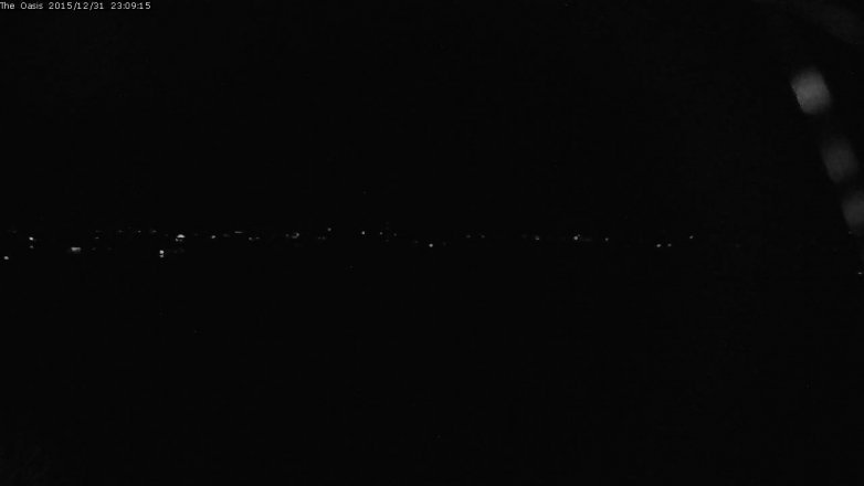 Lake Travis webcam, December 31, 2015 10:15 PM CT