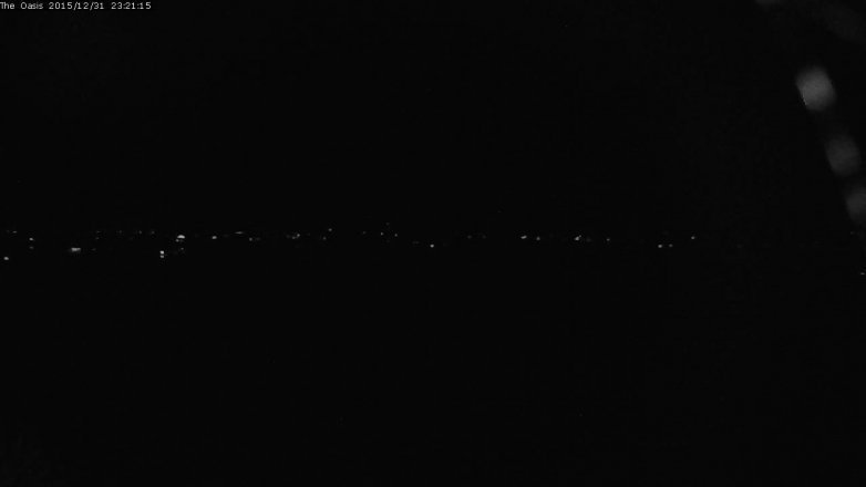 Lake Travis webcam, December 31, 2015 10:25 PM CT