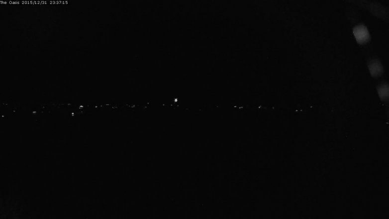 Lake Travis webcam, December 31, 2015 10:45 PM CT