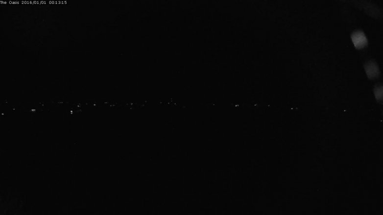 Lake Travis webcam, December 31, 2015 11:20 PM CT