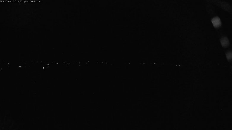 Lake Travis webcam, December 31, 2015 11:30 PM CT