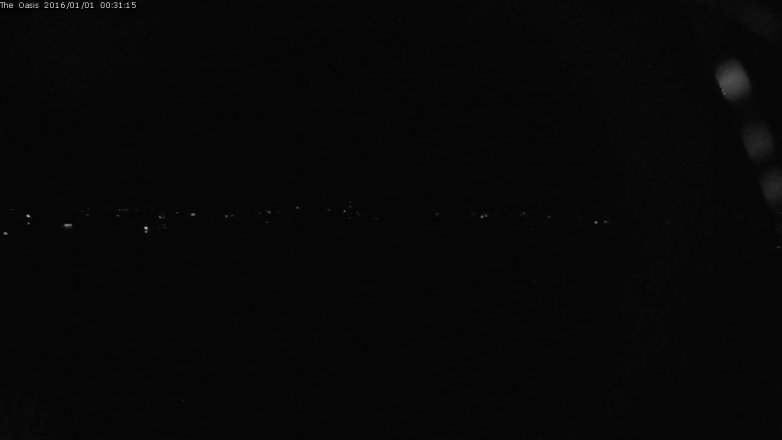 Lake Travis webcam, December 31, 2015 11:35 PM CT