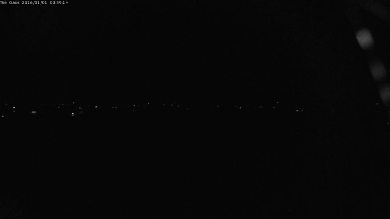 Lake Travis webcam, December 31, 2015 11:45 PM CT