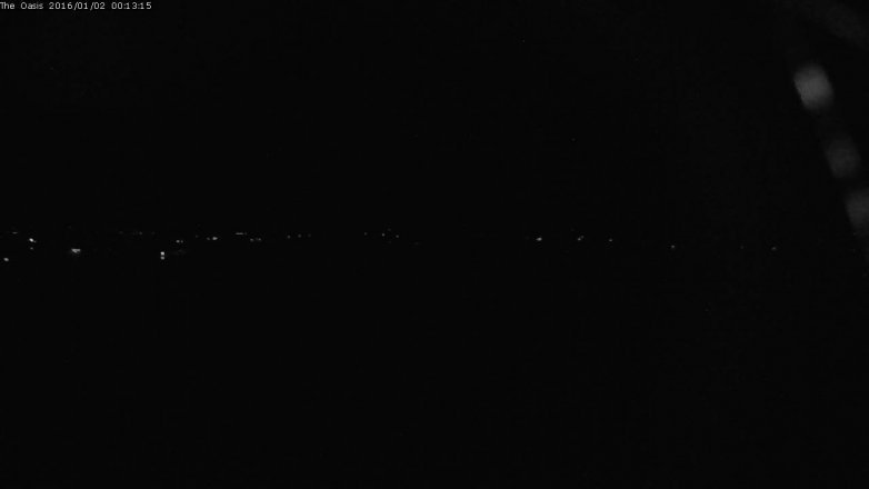Lake Travis webcam, January 1, 2016 11:20 PM CT