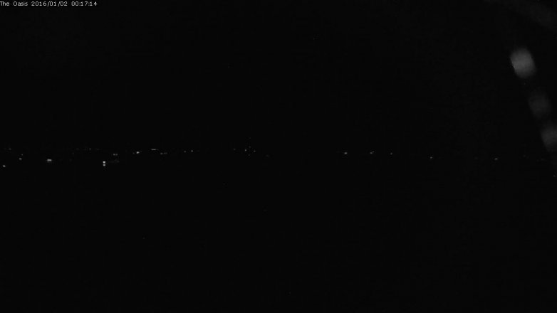 Lake Travis webcam, January 1, 2016 11:25 PM CT