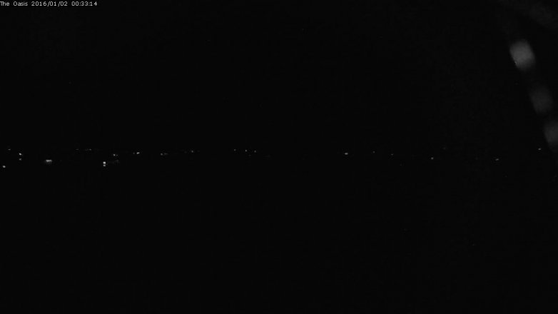 Lake Travis webcam, January 1, 2016 11:40 PM CT