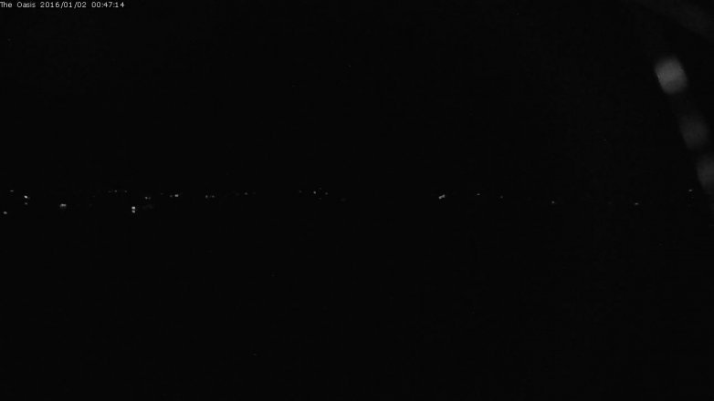 Lake Travis webcam, January 1, 2016 11:55 PM CT