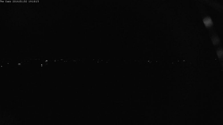 Lake Travis webcam, January 2, 2016 6:25 PM CT
