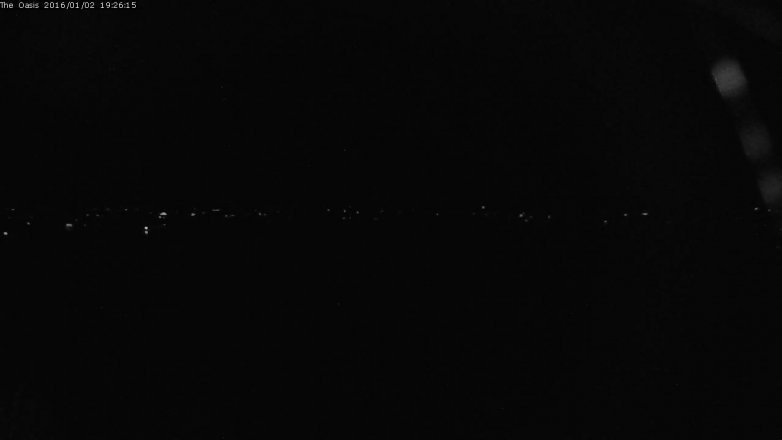 Lake Travis webcam, January 2, 2016 6:35 PM CT