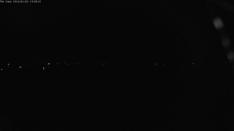 Lake Travis webcam, January 2, 2016 6:45 PM CT