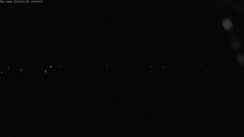 Lake Travis webcam, January 2, 2016 6:55 PM CT