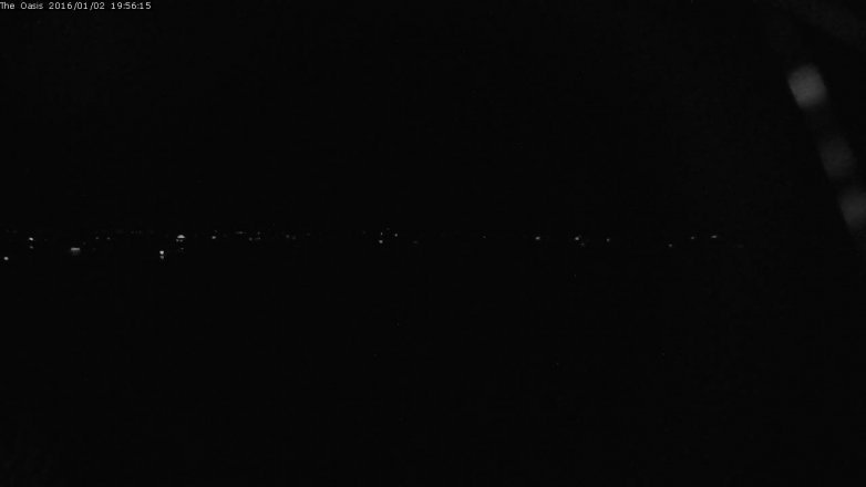 Lake Travis webcam, January 2, 2016 7:05 PM CT
