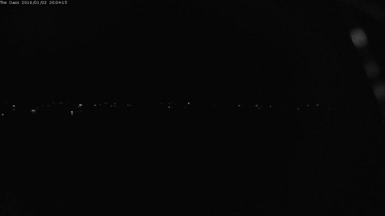 Lake Travis webcam, January 2, 2016 7:10 PM CT